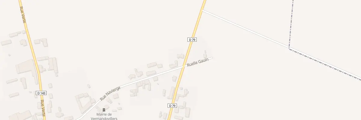 Plan du 2 Rue de Soyecourt à Vermandovillers