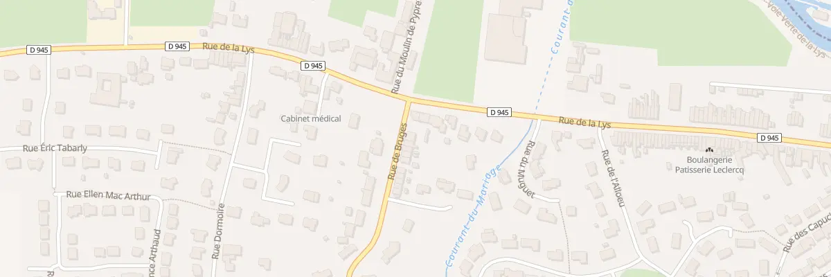 Plan du 41 Rue de Bruges à Sailly-sur-la-Lys