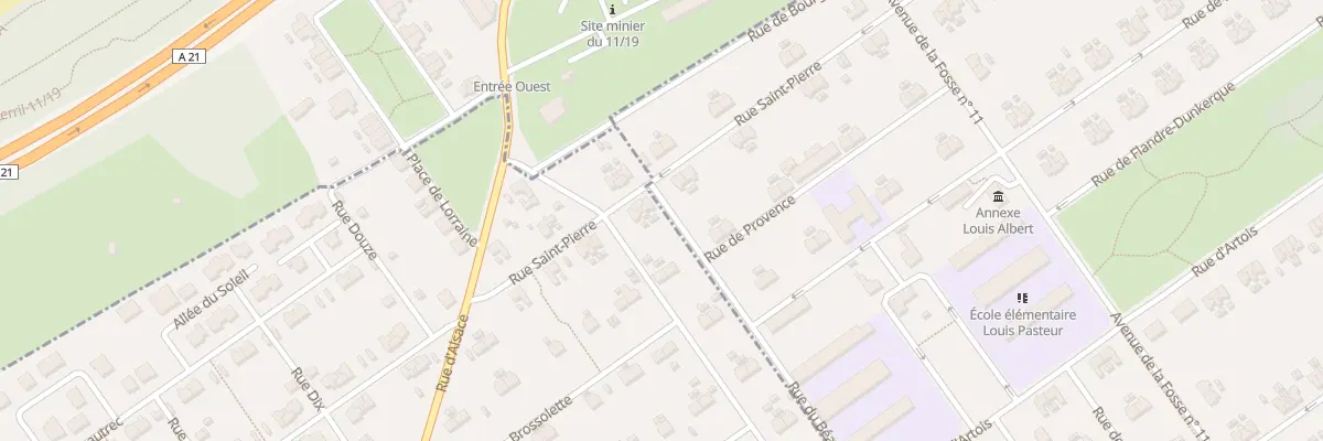 Plan du 113 Rue Saint Pierre à Liévin