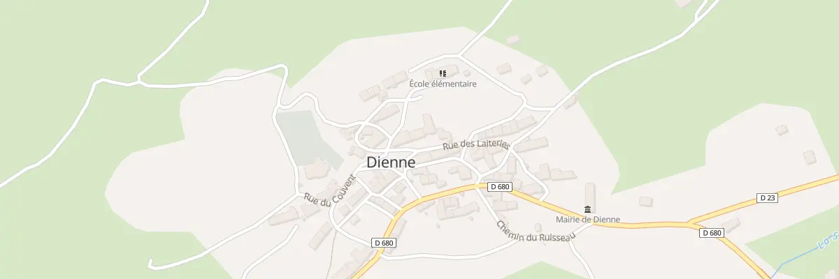 Plan du 5061 Le Bourg à Dienne