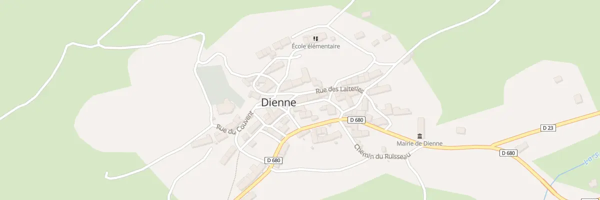 Plan du 5058 Le Bourg à Dienne