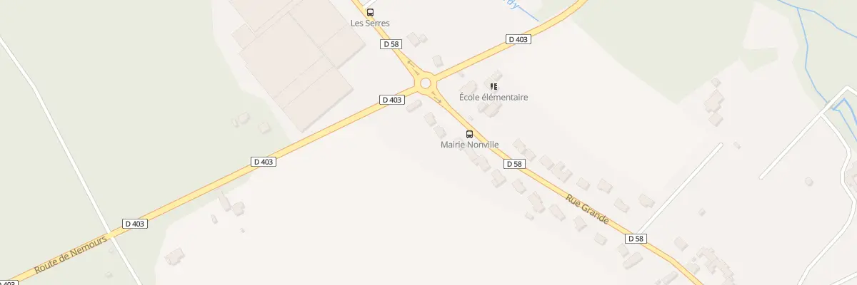 Plan du 45 Rue Grande à Nonville