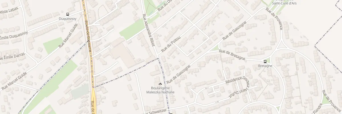 Plan du 39 Rue du Poitou à Arras