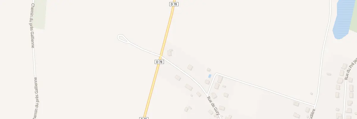 Plan du 30 Rue de Gury à Mareuil-la-Motte
