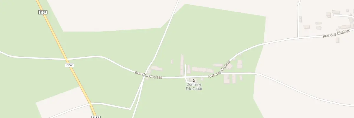 Plan du 1 Rue des Chaises à Sury-en-Vaux
