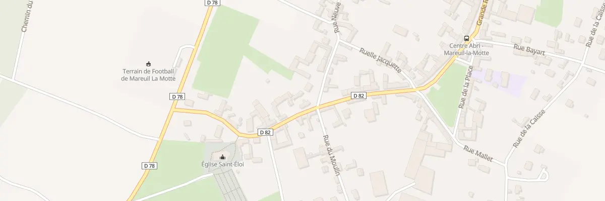 Plan du 12 Rue de l’Eglise à Mareuil-la-Motte
