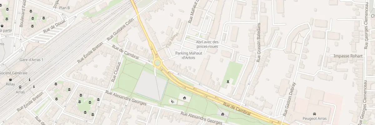 Plan du 19 Rue de Cambrai à Arras