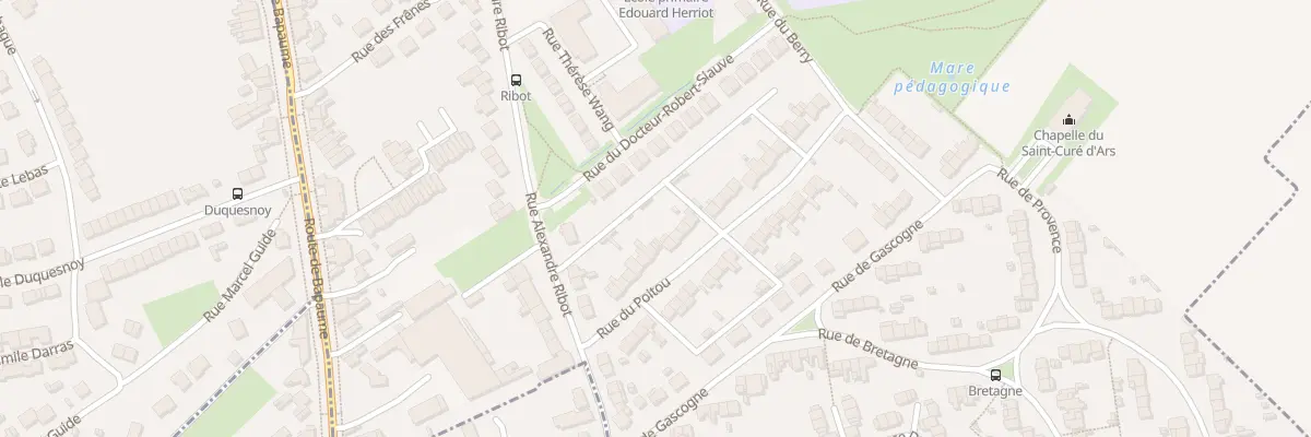 Plan du 30 Rue du Poitou à Arras