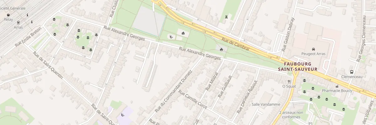 Plan du 4 Rue du Cdt Dumetz à Arras