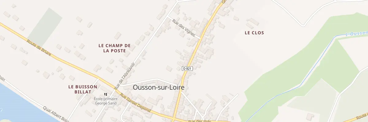Plan du 33 Gr Grande Rue à Ousson-sur-Loire