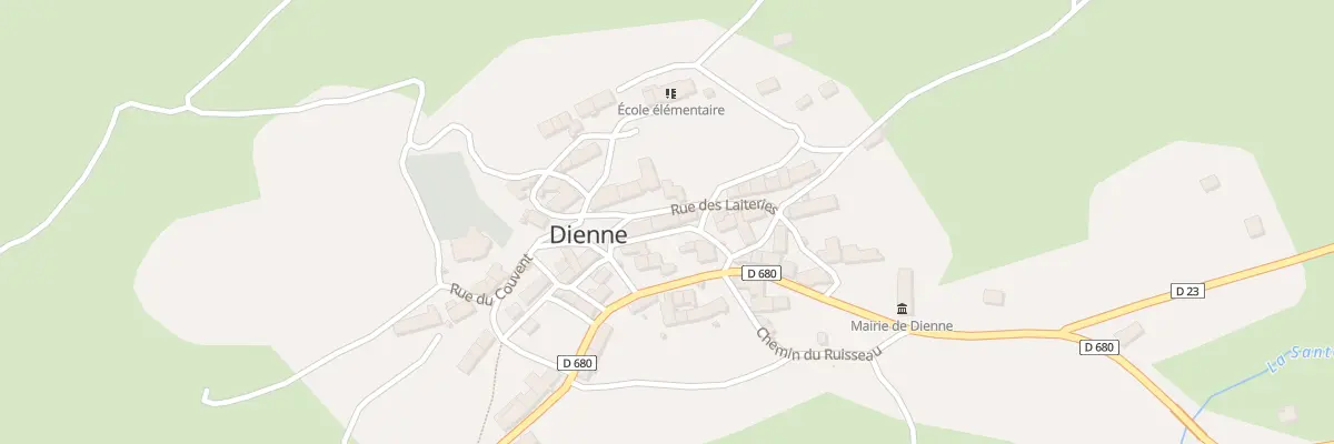 Plan du 6040 Le Bourg à Dienne