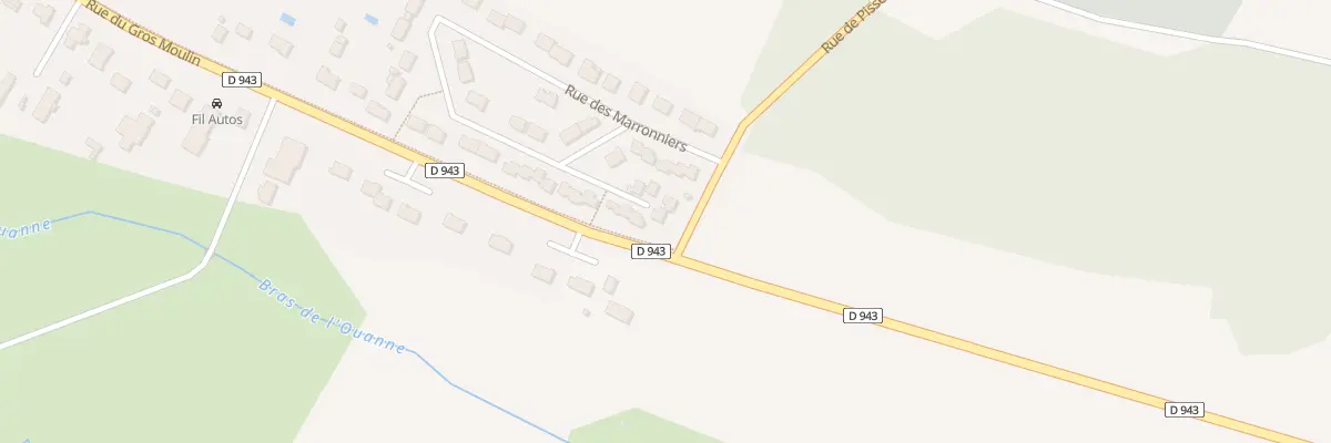 Plan du 68 Rue des Platanes à Amilly