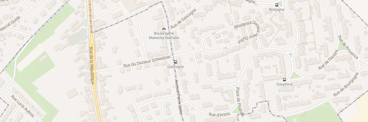 Plan du 19 Av Pierre Bolle à Arras