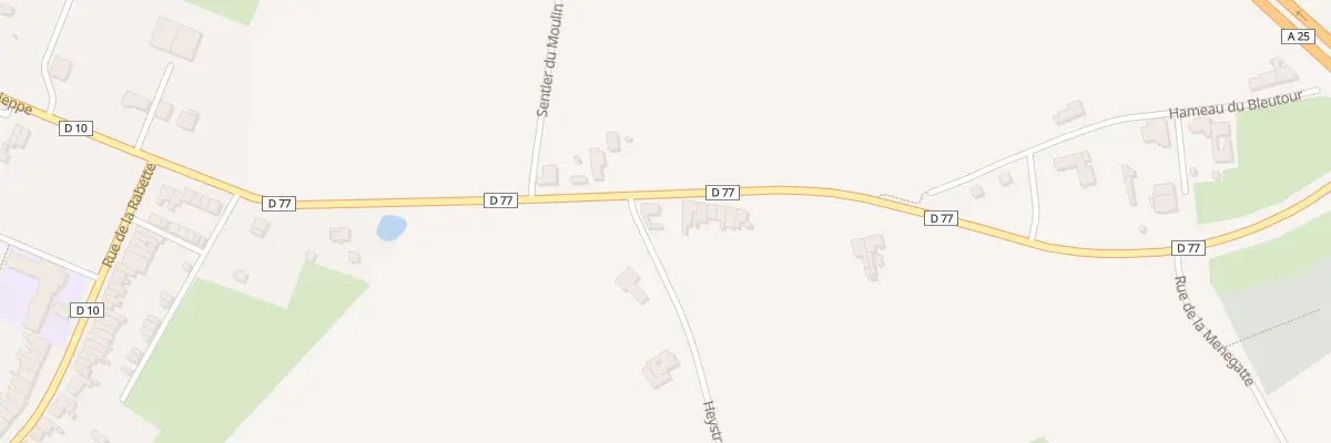Plan du 17 Rue du Pont d’Achelles à Steenwerck