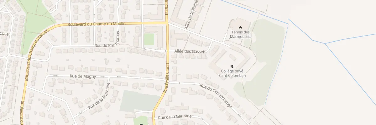 Plan du 15 All des Gassets à Serris