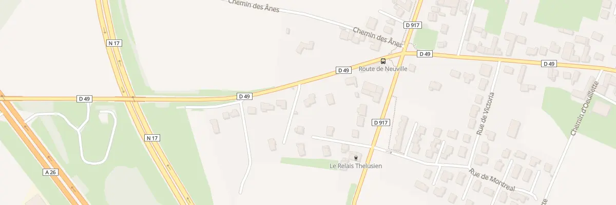 Plan du 4 Rte de Neuville à Thélus