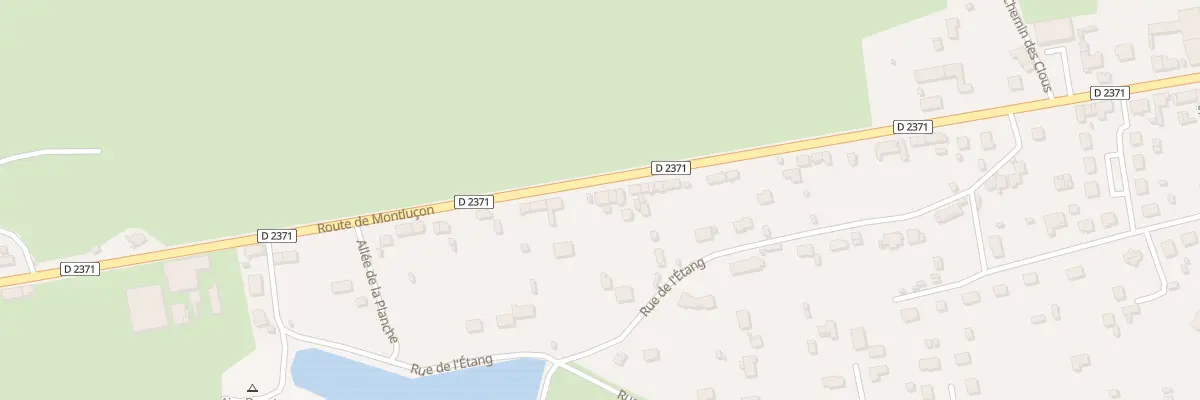Plan du 49 Rte de Montluçon à Doyet