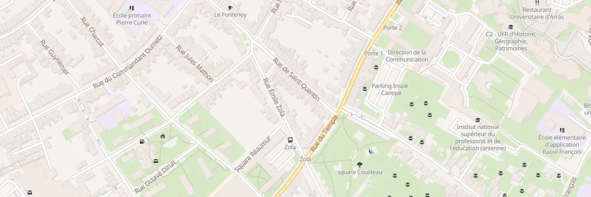Plan du 122 Rue de Saint - Quentin à Arras
