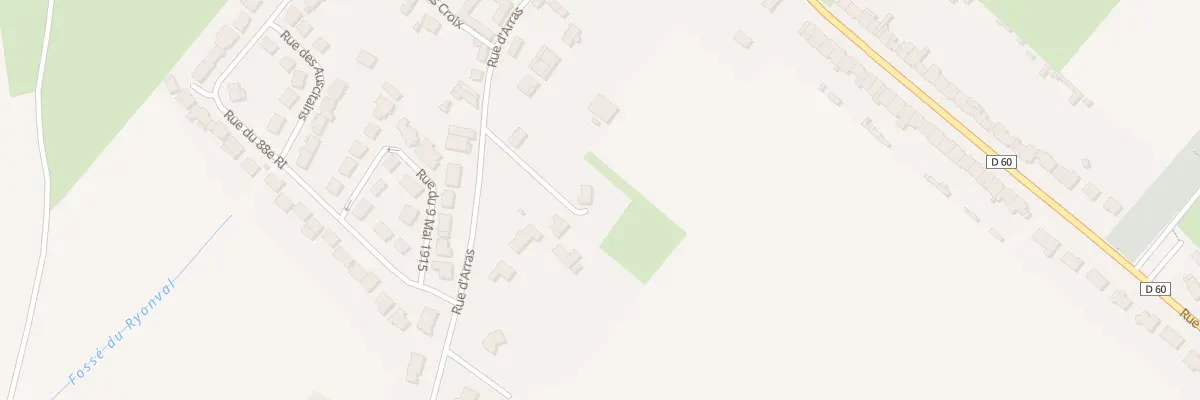 Plan du 21 Rue d’Arras à Roclincourt