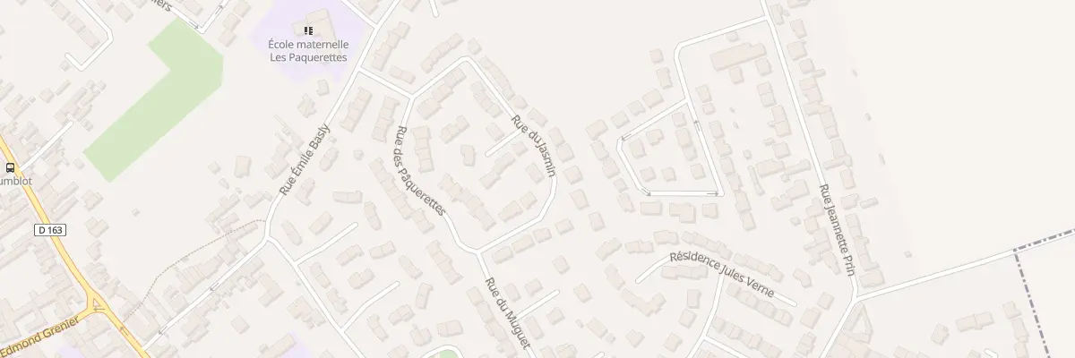 Plan du 28 Rue du Jasmin à Auchy-les-Mines