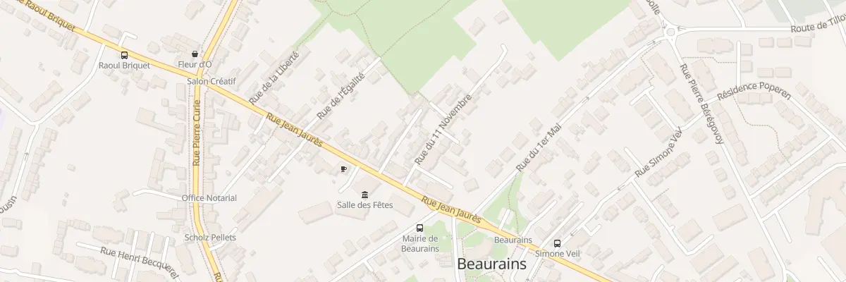 Plan du 6 Rue du Onze Novembre à Beaurains