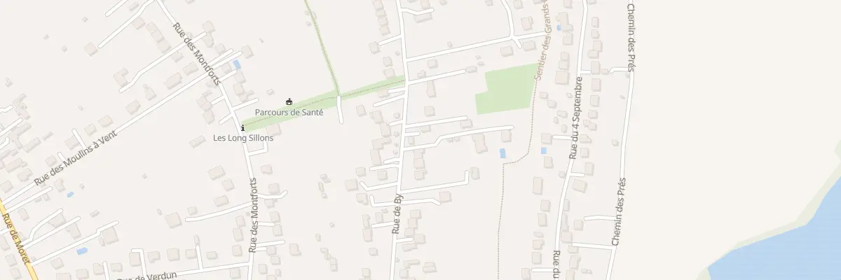 Plan du 55 Rue de By à Thomery