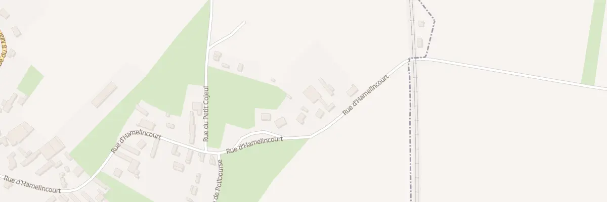 Plan du 34 Rue d’Hamelincourt à Moyenneville