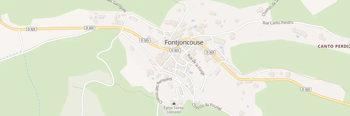 Plan du 2B Rue de la Source à Fontjoncouse
