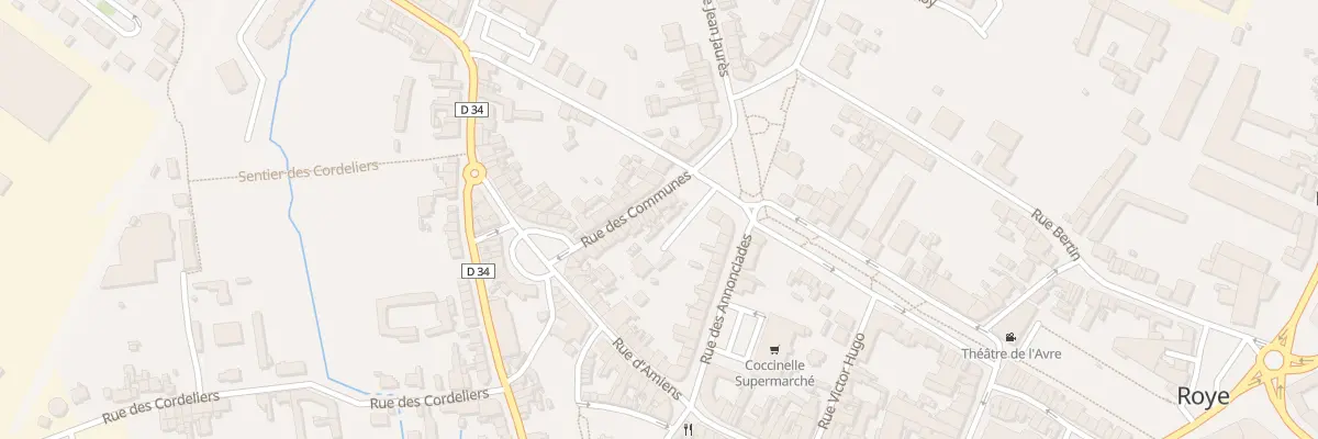 Plan du 9 Rue des Communes à Roye