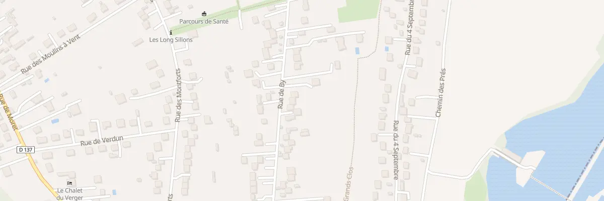 Plan du 69 Rue de By à Thomery