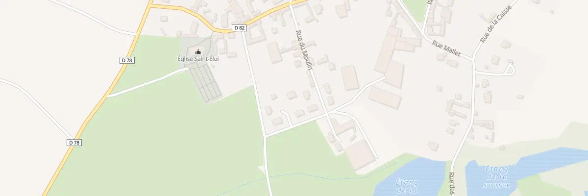 Plan du 14 Rue du Moulin à Mareuil-la-Motte