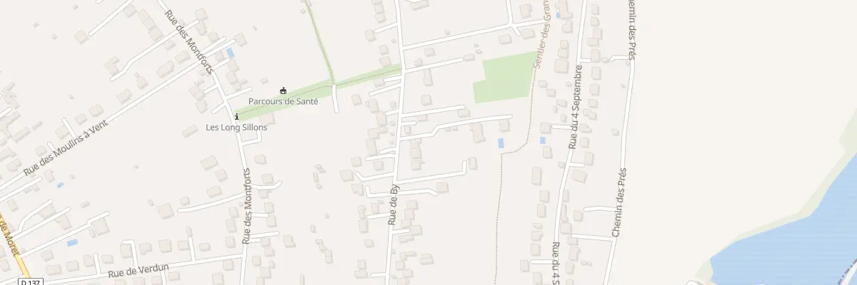 Plan du 57 Rue de By à Thomery