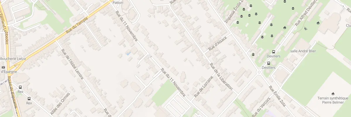 Plan du 47B Rue du Onze Novembre à Arras