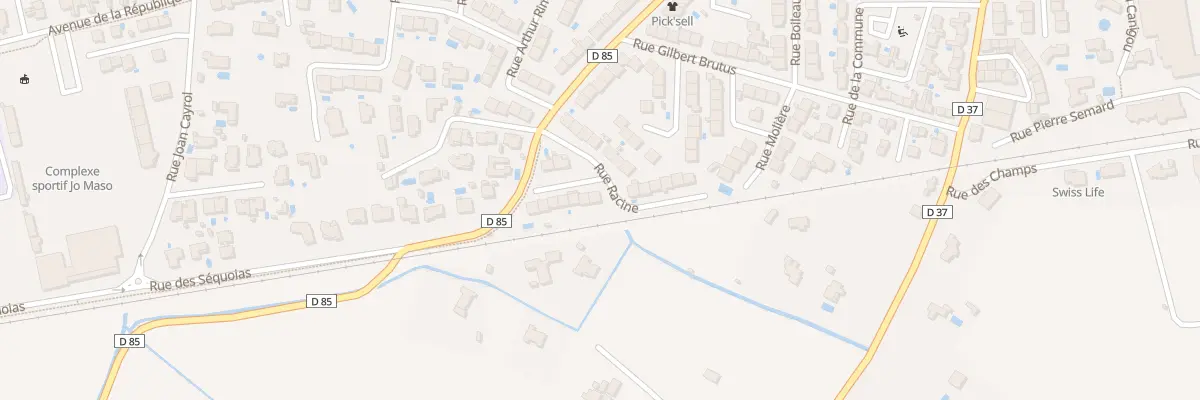 Plan du 1 Rue Madame de Sévigné au Soler