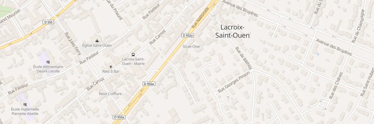 Plan du 98 Rue Nationale à Lacroix-Saint-Ouen