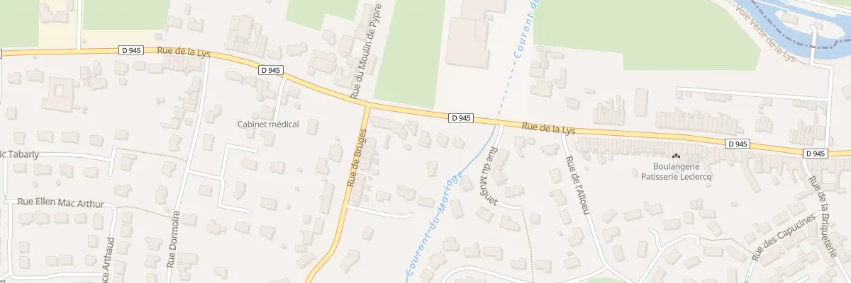 Plan du 2568 Rue de la Lys à Sailly-sur-la-Lys