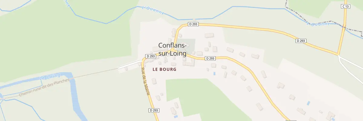 Plan du 18 Rte de Gy-les-Nonains à Conflans-sur-Loing