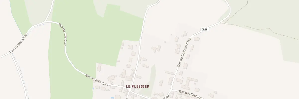 Plan du 842 Rue du Châtelier à Margny-sur-Matz