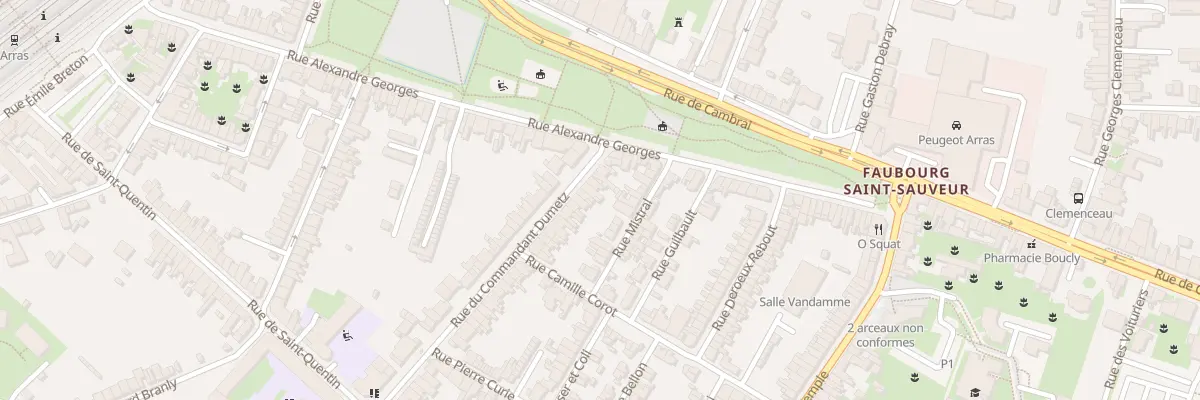 Plan du 7B Rue du Cdt Dumetz à Arras