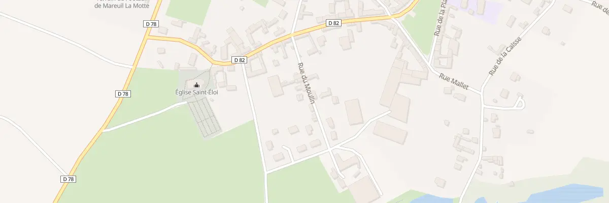 Plan du 4 Rue du Moulin à Mareuil-la-Motte