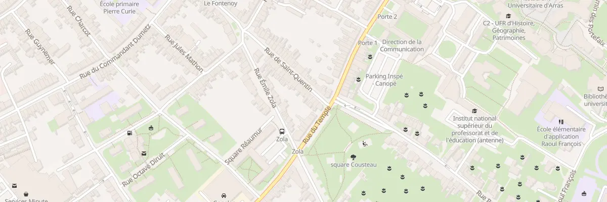 Plan du 128 Rue de Saint - Quentin à Arras