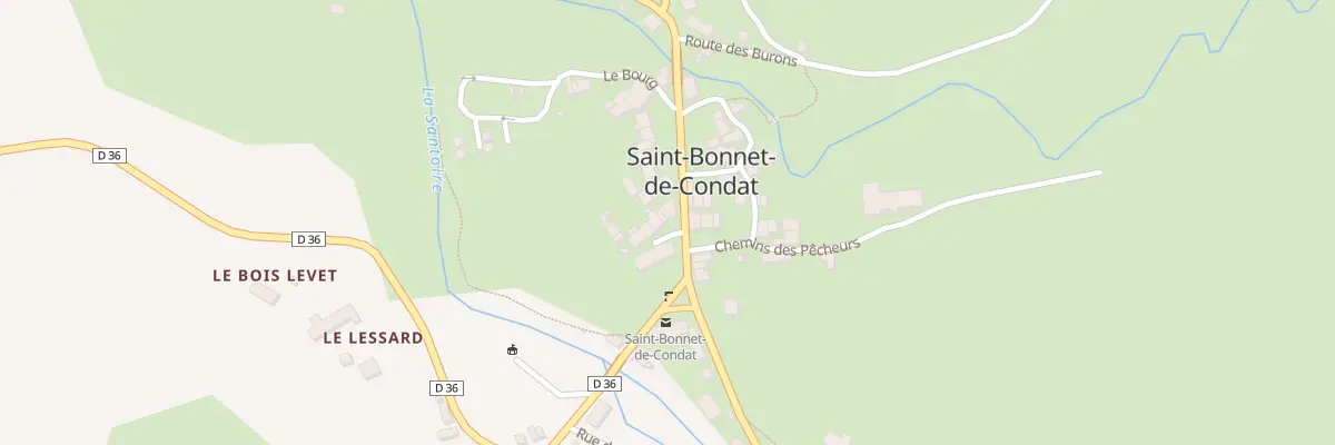 Plan du 5100 Le Bourg à Saint-Bonnet-de-Condat