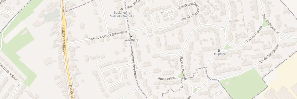 Plan du 6 Rue du Roussillon à Arras