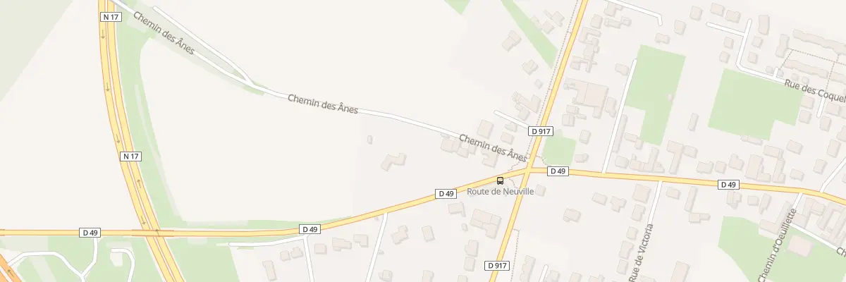 Plan du 5 Rte de Neuville à Thélus