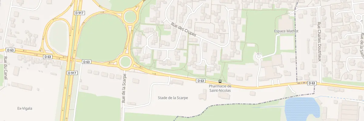 Plan du 13 Rue du Hameau des Perdrix à Saint-Nicolas