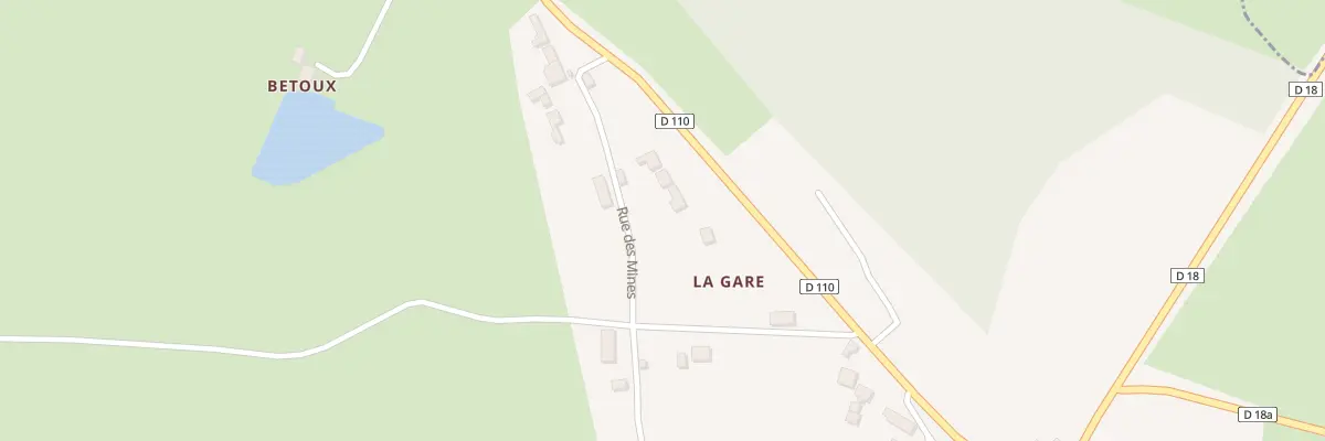 Plan du 5234 La Gare à Gouttières