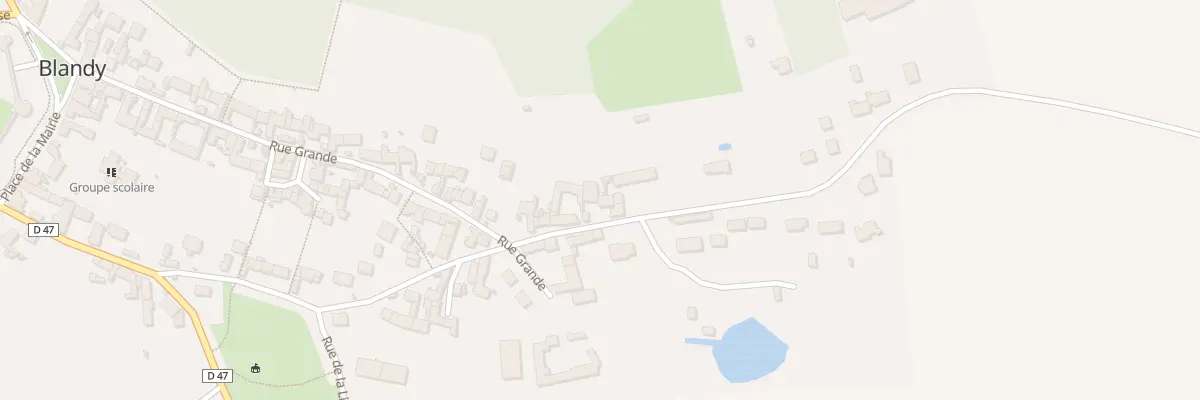 Plan du 19 Rue Saint-martin à Blandy