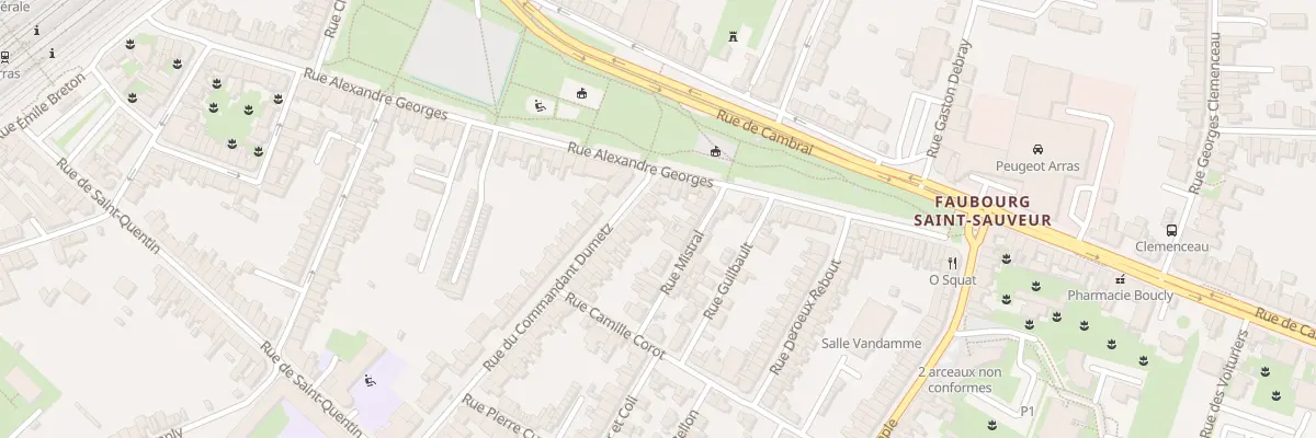 Plan du 5 Rue du Cdt Dumetz à Arras