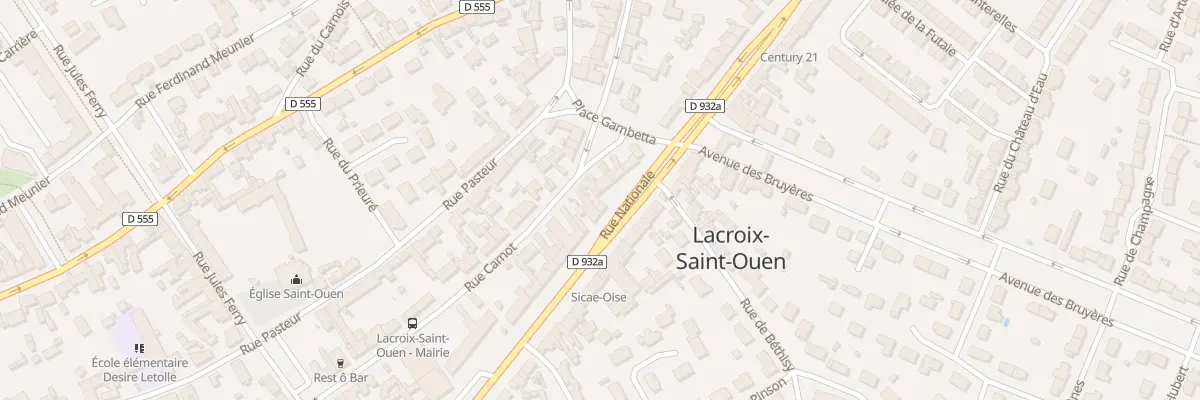 Plan du 85 Rue Nationale à Lacroix-Saint-Ouen