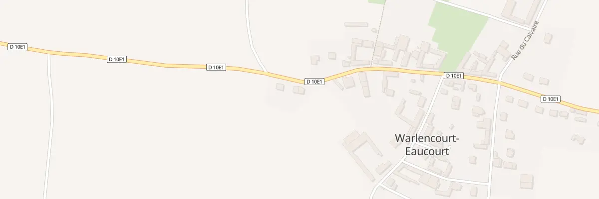 Plan du 3B Rue Saint Maurice à Warlencourt-Eaucourt